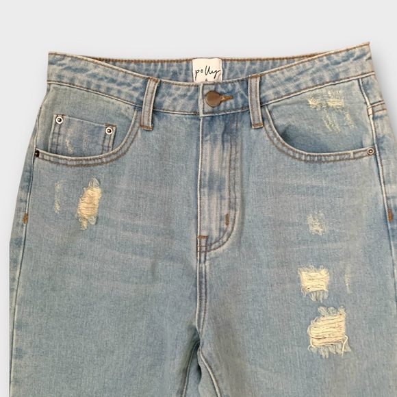 NWT Princess Polly Erissa Knee Rip Jeans - Picture 6 of 11